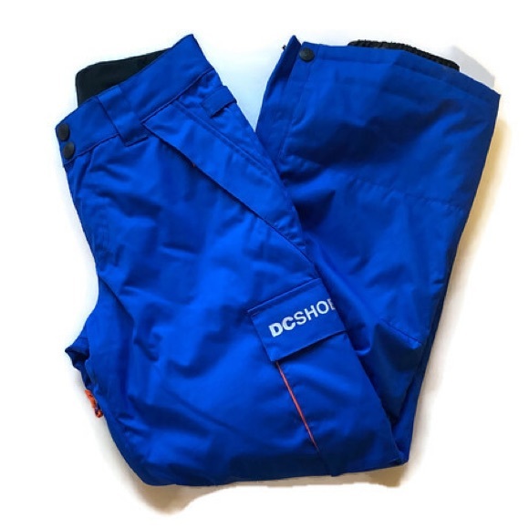 DC Snow / Snowboard /Ski Banshee Pants. Blue Orange, US L 12, or Adult Sm - Picture 3 of 11